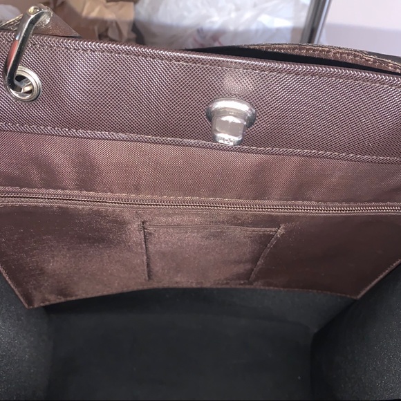 LONGCHAMP - SAC CABAS MARRON FONCÉ - Picture 10 of 14